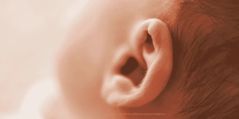 ear pain vs ear infection difference symptoms diagnosis