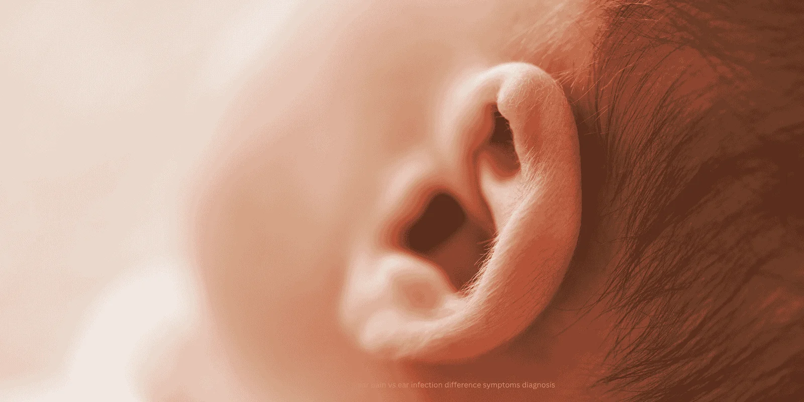 ear pain vs ear infection difference symptoms diagnosis