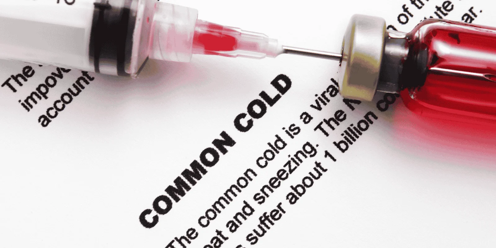 influenza vs common cold