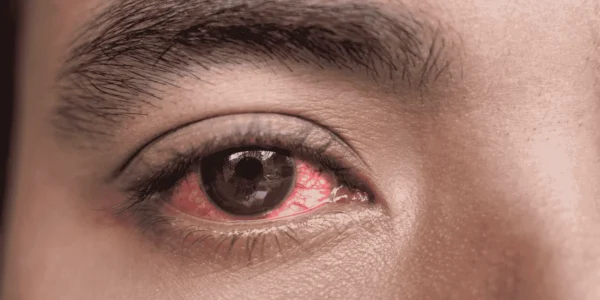 waking up sticky eyes possible eye infection pink eye