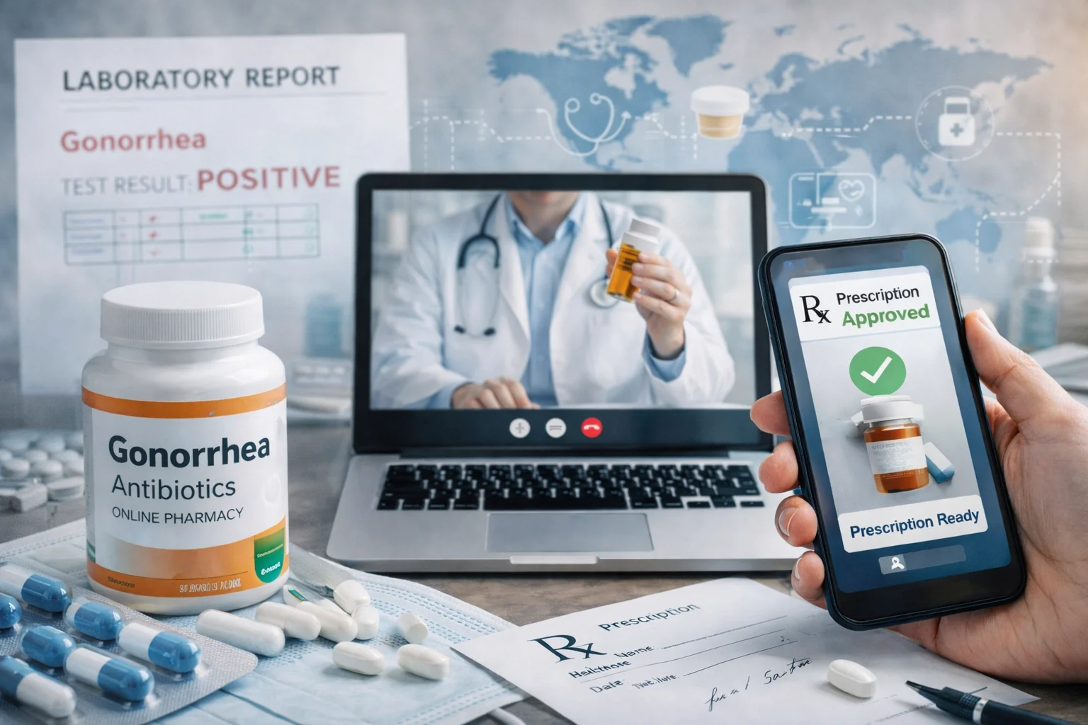 can gonorrhea be treated without visiting a clinic